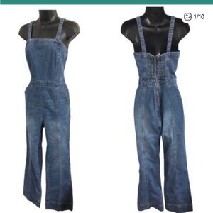 Sincerely Jules Classic Blue Denim Overalls